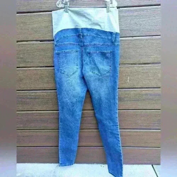 Paisley Sky Skinny Maternity Jeans -  size Small - Picture 5 of 5